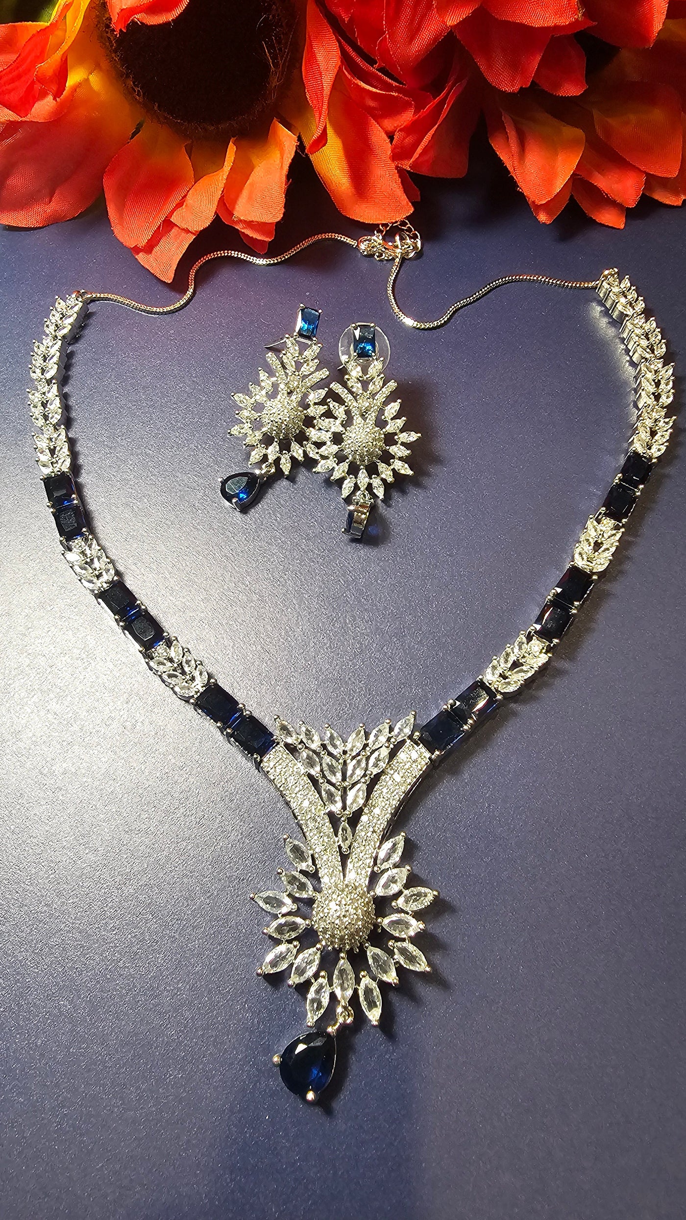 American Diamond (AD) Necklace Set