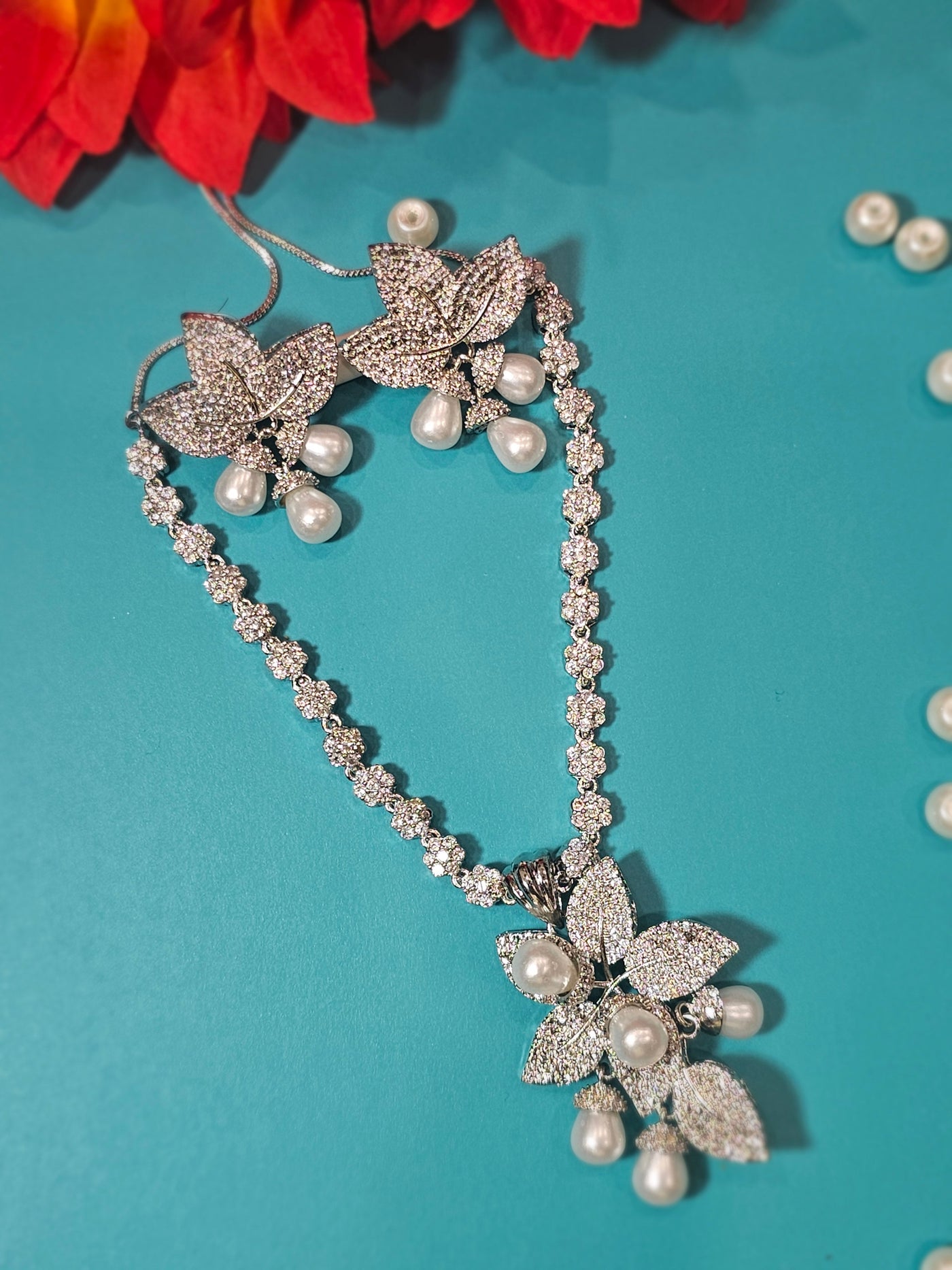 American Diamond (AD) Necklace Set