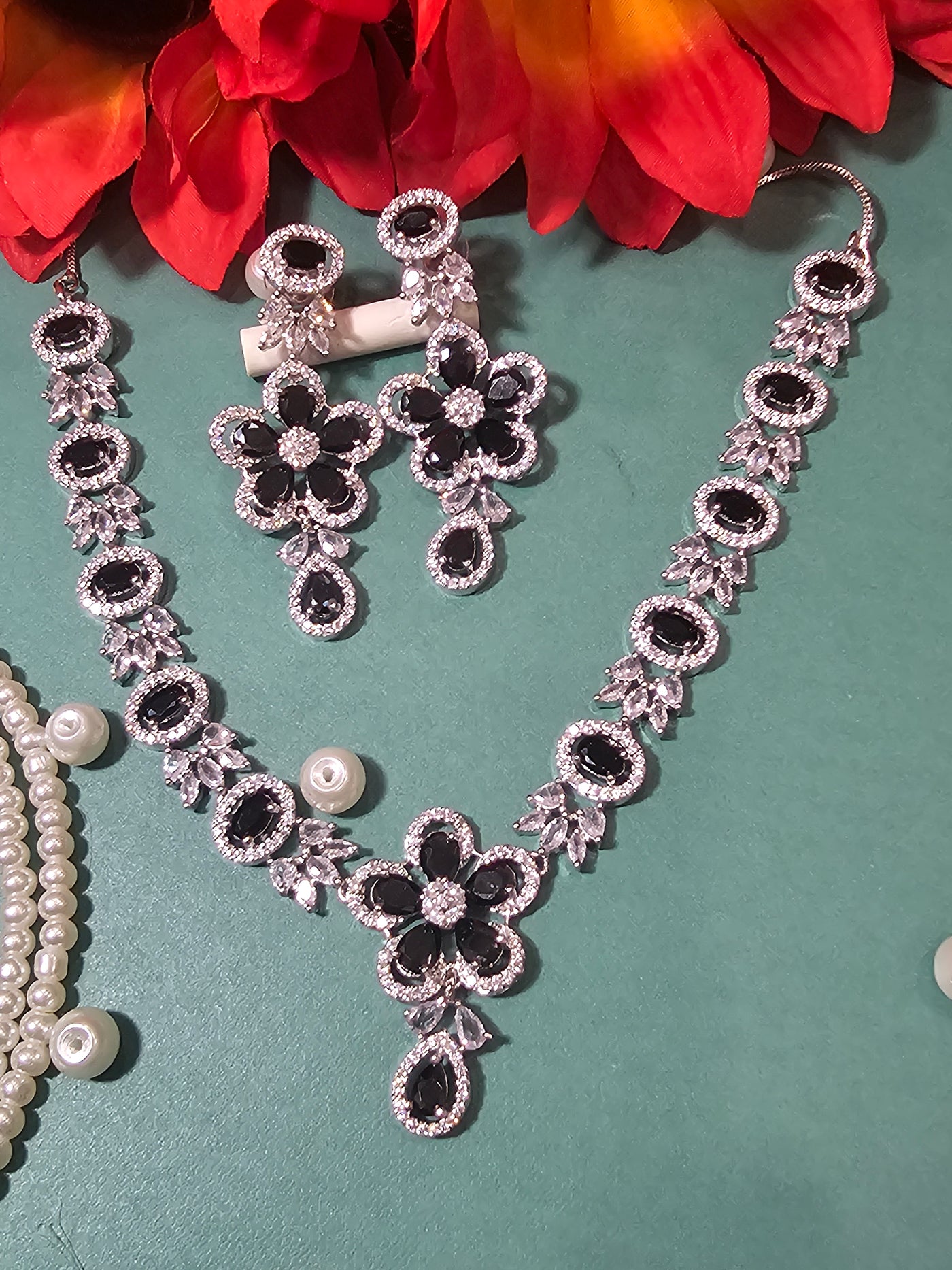American Diamond (AD) Necklace Set