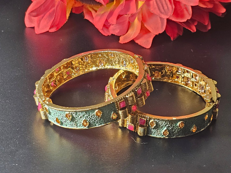 Gold-Plated Bangles Set
