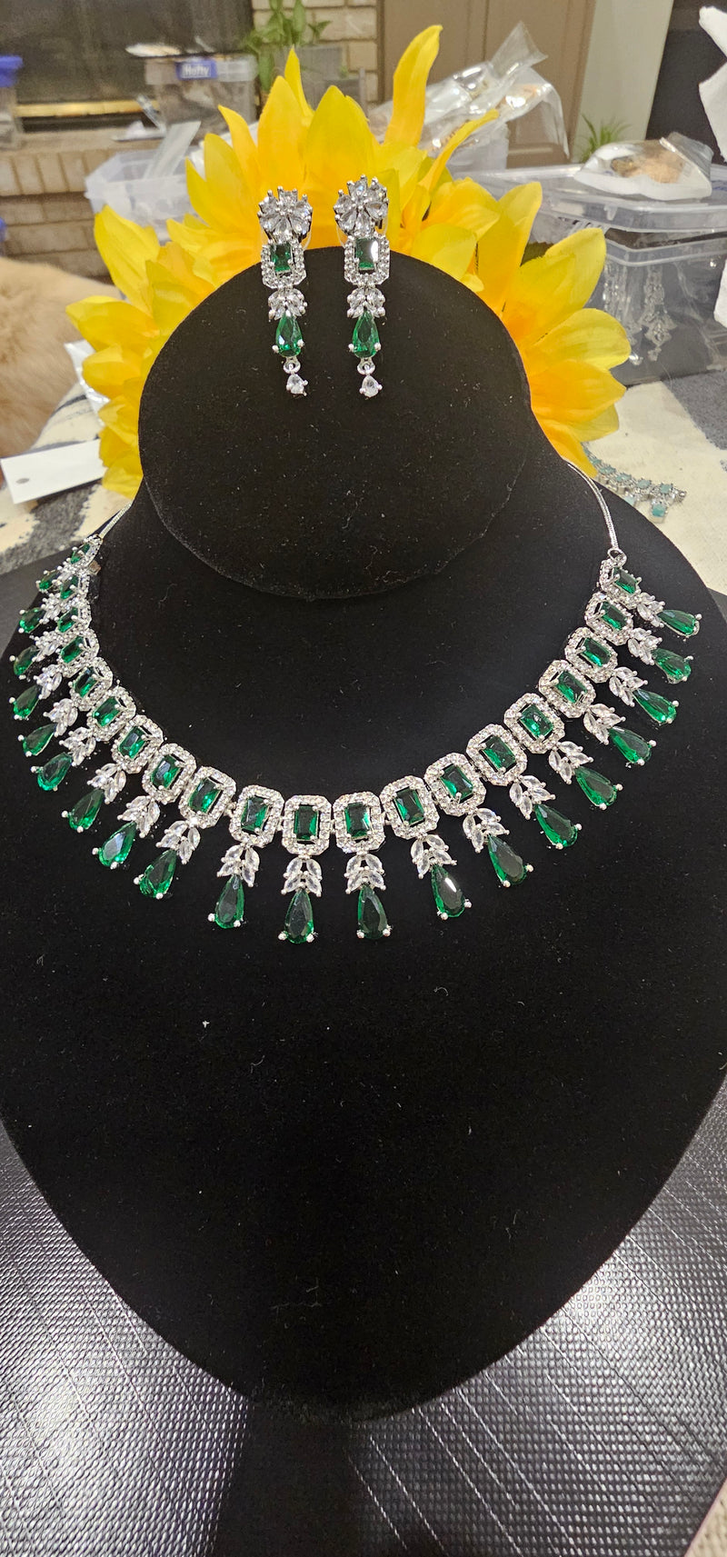 American Diamond (AD) Necklace Set