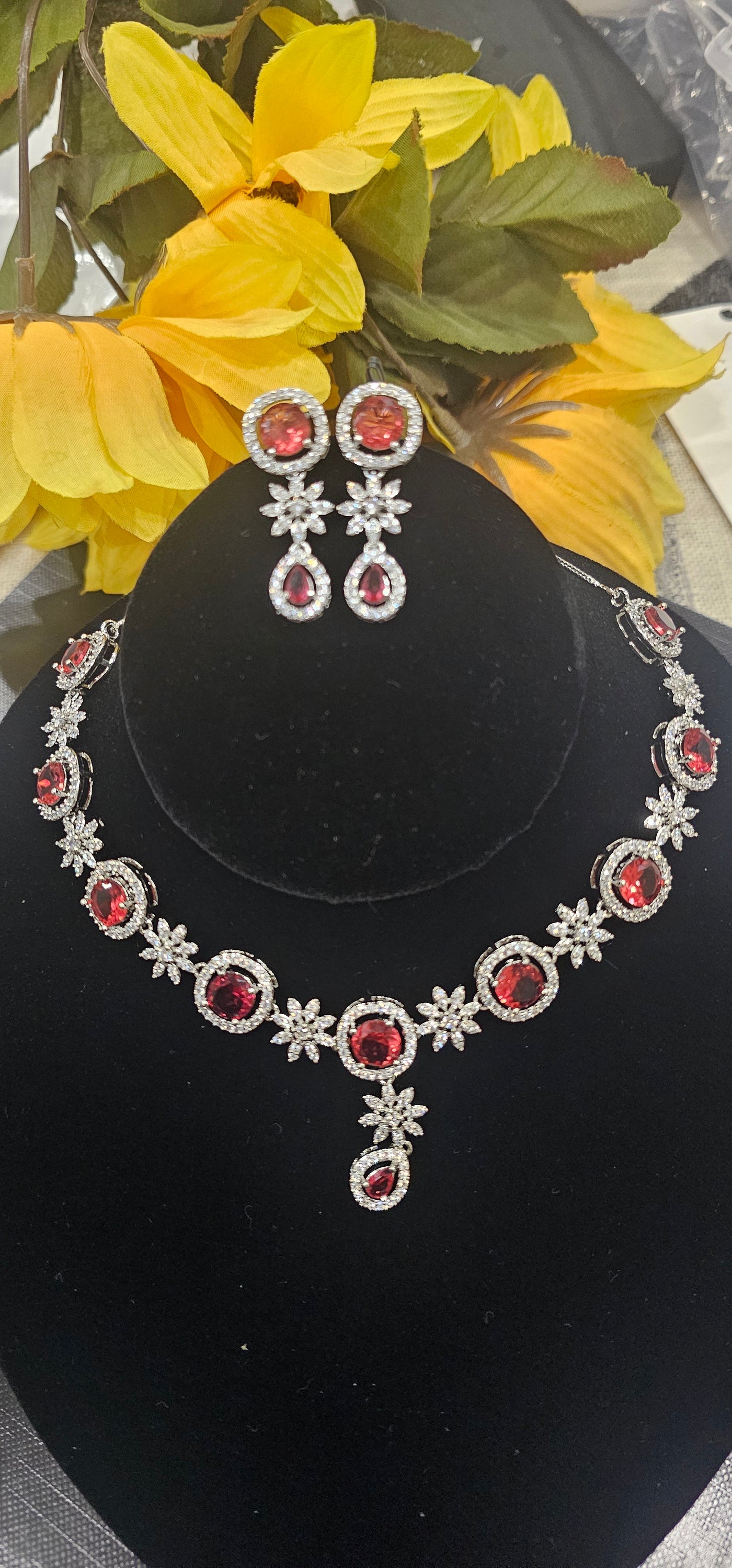 American Diamond (AD) Necklace Set