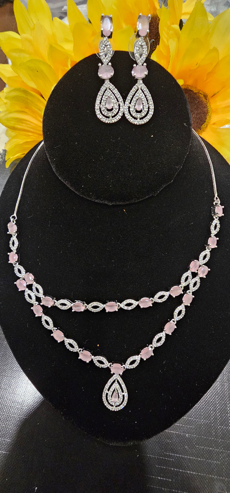 American Diamond (AD) Necklace Set