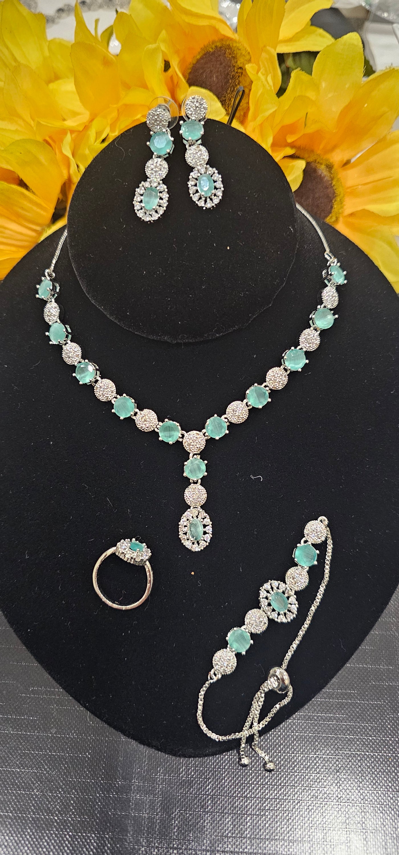 American Diamond (AD) Necklace Set