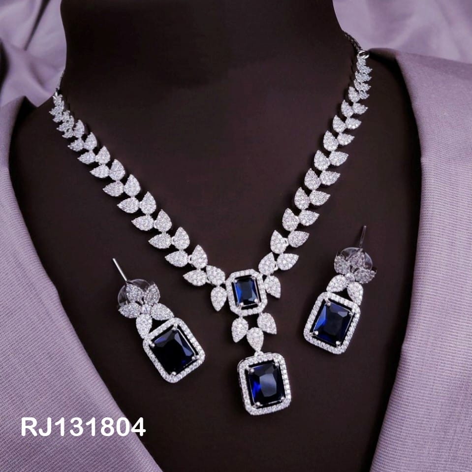 American Diamond (AD) Necklace Set