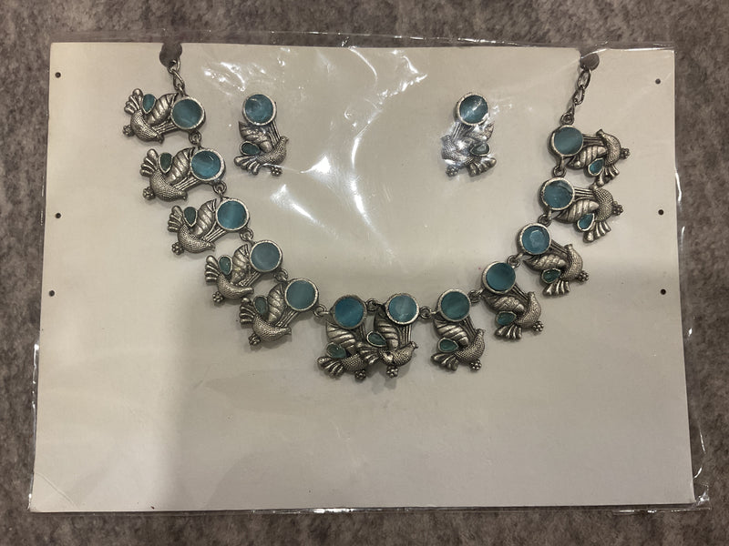 German Silver Necklace Set – Design 13