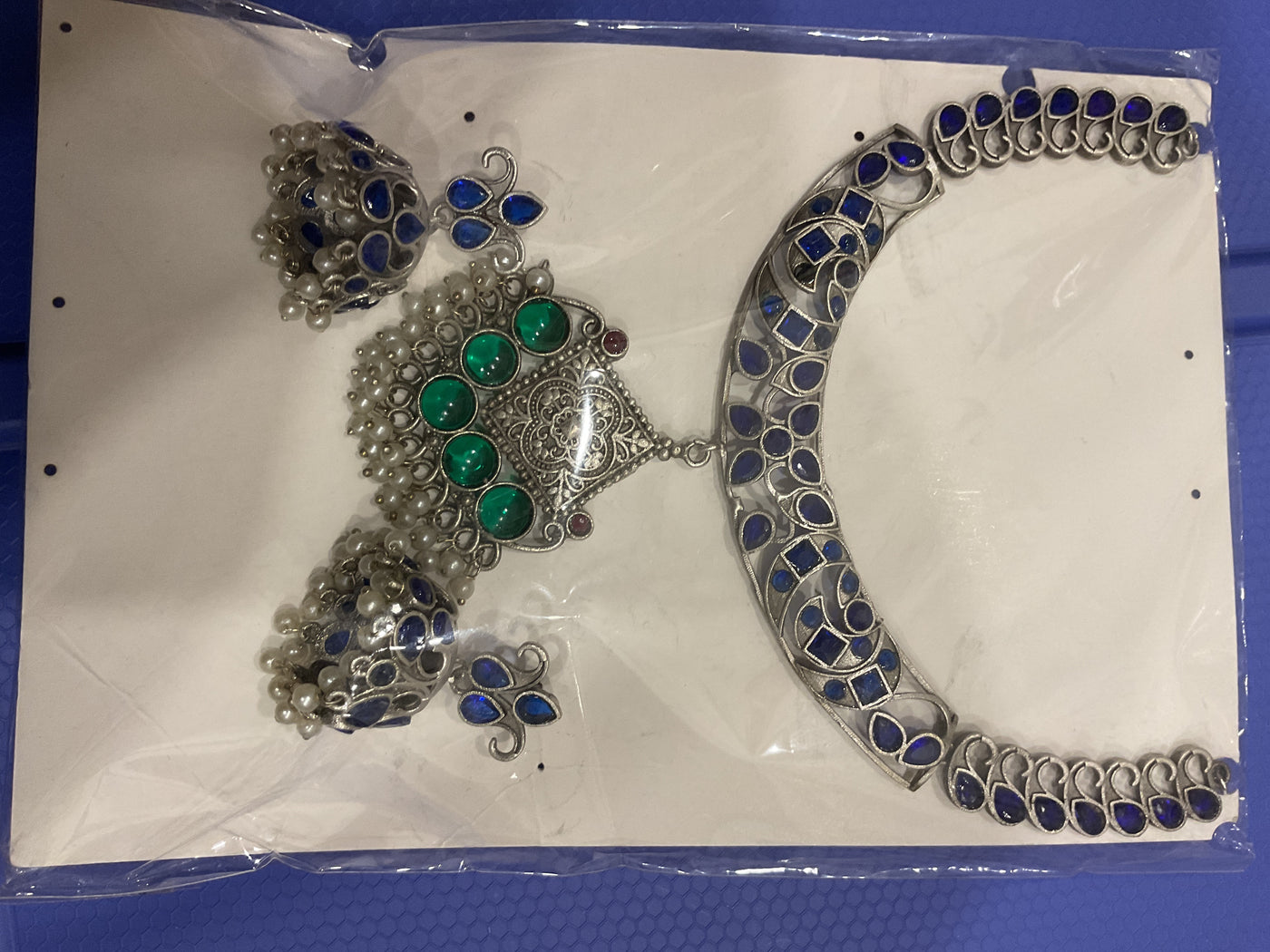 German Silver Necklace Set