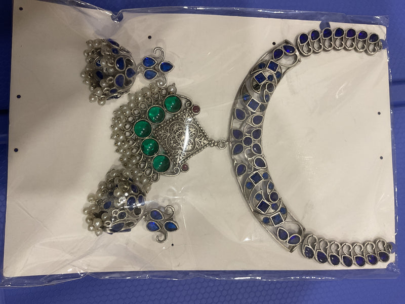 German Silver Necklace Set