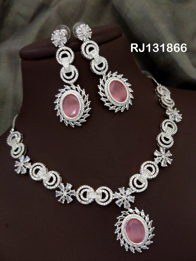American Diamond (AD) Necklace Set