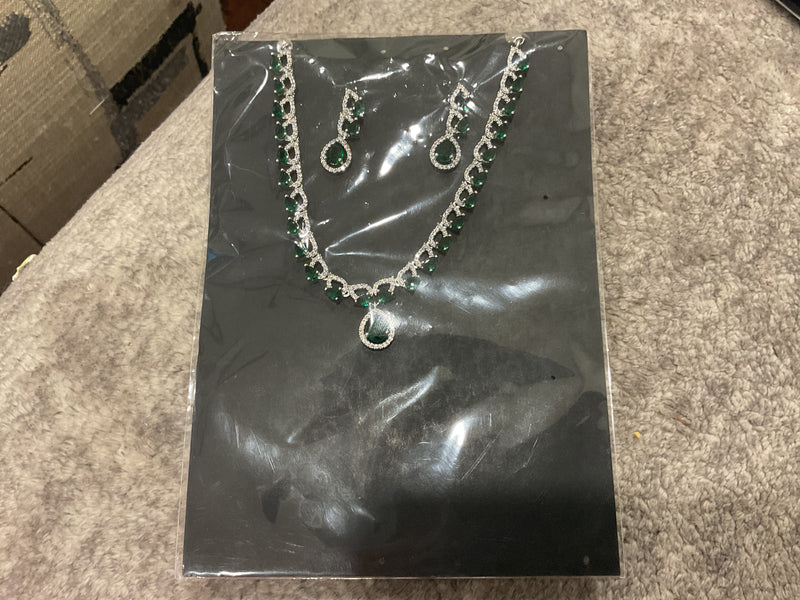 American Diamond (AD) Necklace Set