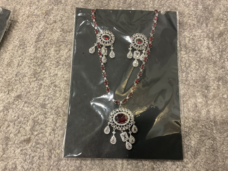 American Diamond (AD) Necklace Set