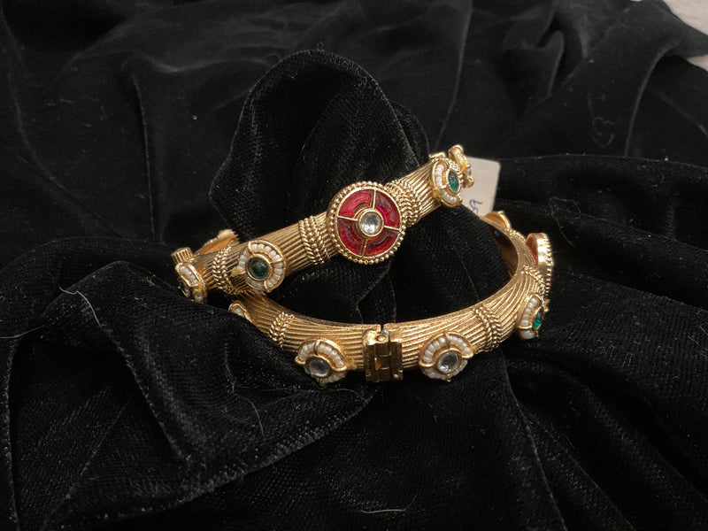 Gold-Plated Bangles Set