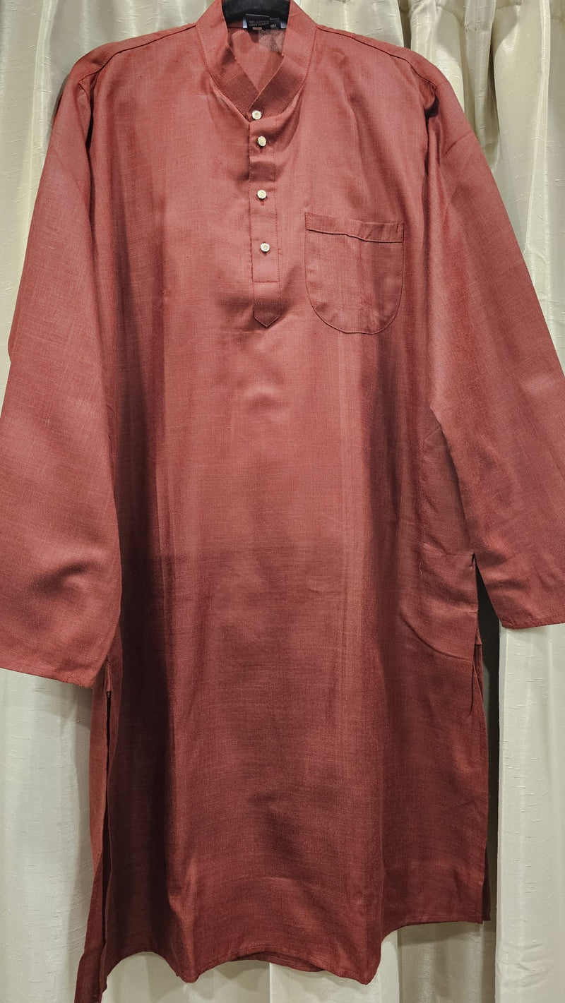 Red Maroon plain Kurta Pajama !!