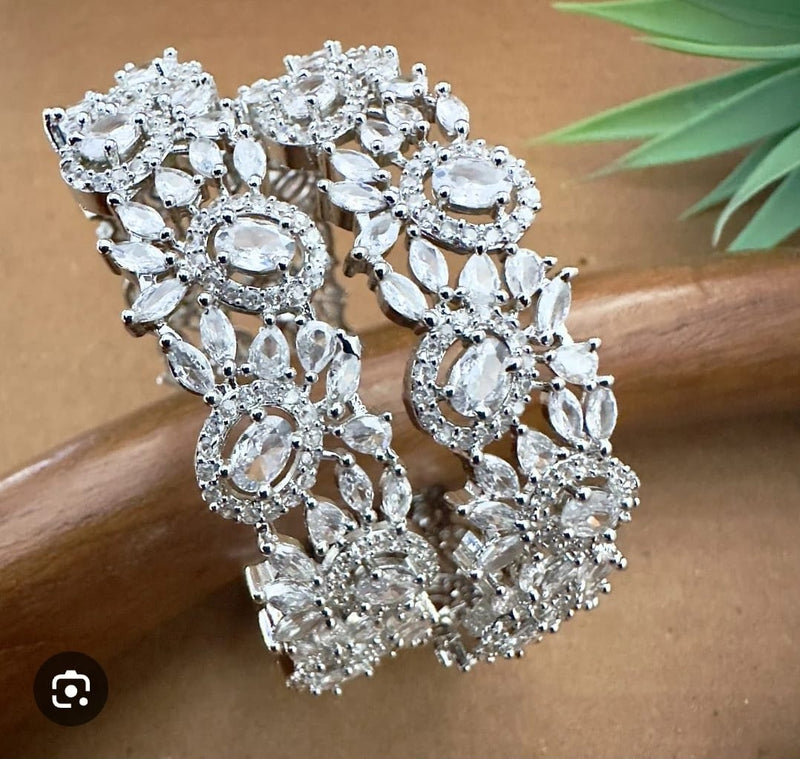 Designer American Diamond Bangles – Premium Partywear Collection
